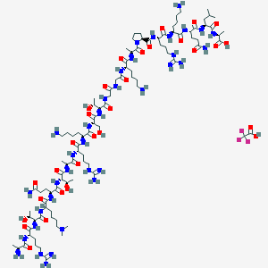 Chemical structure of (Lys(Me)₂⁴)-Histone H3 (1-21)