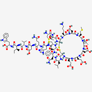 Chemical structure of (Lys⁴)-Sarafotoxin C