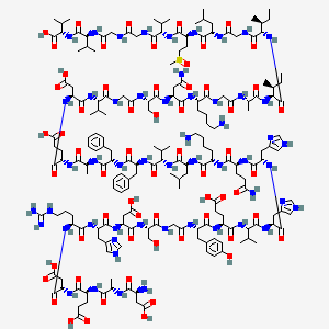 Chemical structure of (Met(O)³⁵)-Amyloid β-Protein (1-40)