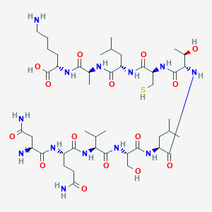 Chemical structure of (Met(O)³⁵)-Amyloid β-Protein (25-35)