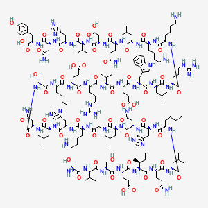 Chemical structure of (Nle⁸,¹⁸,Tyr³⁴)-pTH (1-34) (human)