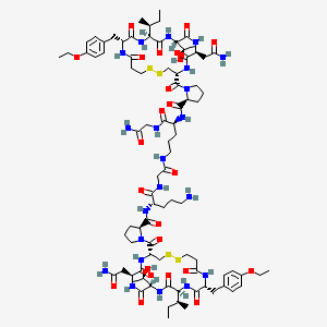 Chemical structure of (Orn(Atosiban (free acid))⁸)-Atosiban