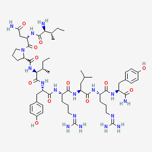 Chemical structure of (Pro³⁰,Tyr³²,Leu³⁴)-Neuropeptide Y (28-36)