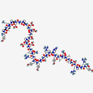 Chemical structure of (Pro³⁴)-Peptide YY (human)