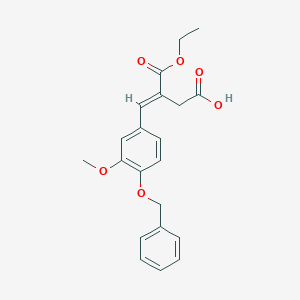 Chemical structure of (Pyr³)-Amyloid β-Protein (3-40)