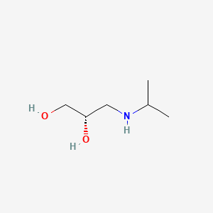 Chemical structure of (S)-3-Isopropylamino-1,2-propanediol