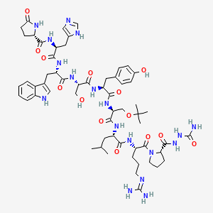 Chemical structure of (Ser(tBu)⁶,Azagly¹⁰)-LHRH