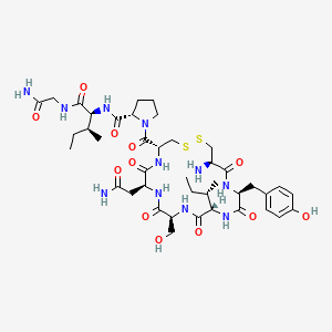 Chemical structure of (Ser⁴,Ile⁸)-Oxytocin