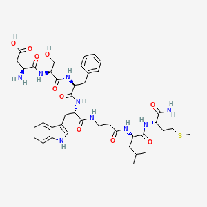 Chemical structure of (Trp⁷,β-Ala⁸)-Neurokinin A (4-10)