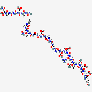 Chemical structure of (Tyr⁰)-C-Peptide (dog)