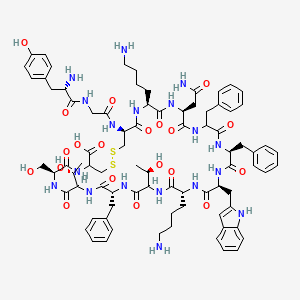 Chemical structure of (Tyr¹)-Somatostatin-14