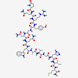 Chemical structure of (Tyr⁴)-Bombesin