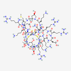 Chemical structure of µ-Conotoxin GIIIB