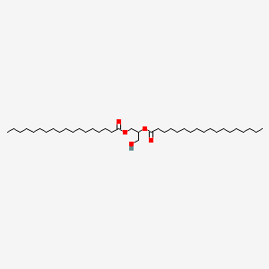 Chemical structure of Glycerol distearate