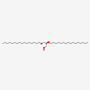 Chemical structure of 1,2-O-Dihexadecyl-sn-glycerol