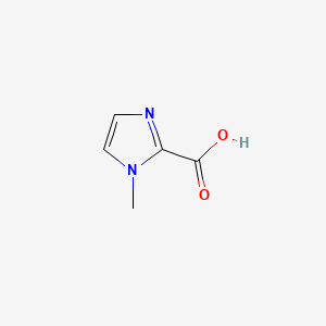 Chemical structure of 1-Methyl-1H-imidazole-2-carboxylic acid