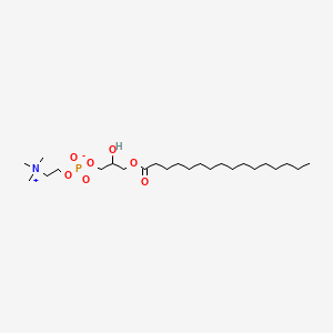 Chemical structure of Lysolecithin