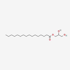 Chemical structure of 1-Monopalmitin