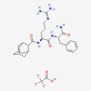 Chemical structure of 2-Adamantanecarbonyl-Arg-Phe-NH₂