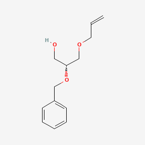 Chemical structure of 2-O-Benzyl-3-O-allyl-sn-glycerol