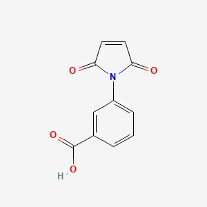 Chemical structure of 3-Maleimido-benzoic acid