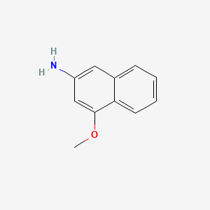 Chemical structure of 4-Methoxy-β-naphthylamine