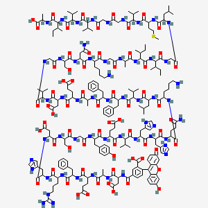 Chemical structure of 5-FAM-Amyloid β-Protein (1-42)