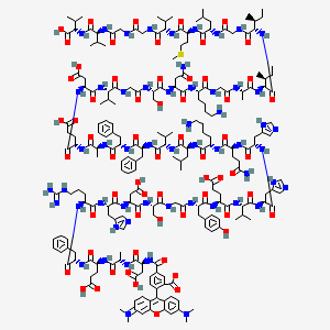 Chemical structure of 5-TAMRA-Amyloid β-Protein (1-40)