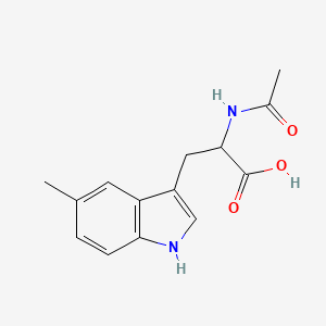 Chemical structure of Ac-5-Me-DL-Trp-OH