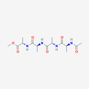 Chemical structure of Ac-Ala-Ala-Ala-Ala-OMe