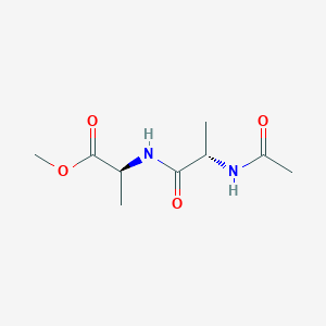 Chemical structure of Ac-Ala-Ala-OMe