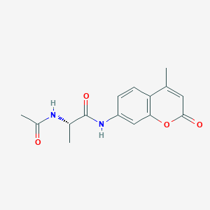 Chemical structure of Ac-Ala-AMC