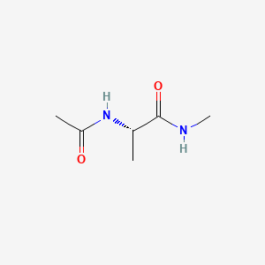 Chemical structure of Ac-Ala-NHMe