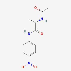 Chemical structure of Ac-Ala-pNA