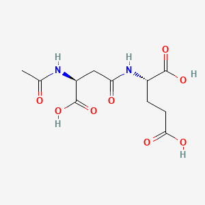 Chemical structure of Ac-Asp(Glu-OH)-OH