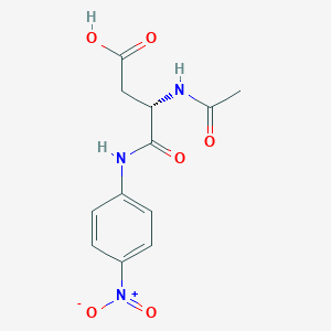 Chemical structure of Ac-Asp-pNA