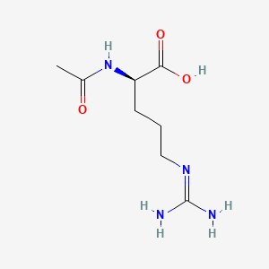 Chemical structure of Ac-D-Arg-OH