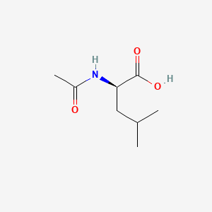 Chemical structure of Ac-D-Leu-OH