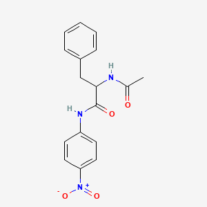 Chemical structure of Ac-DL-Phe-pNA
