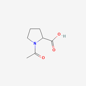 Chemical structure of Ac-DL-Pro-OH