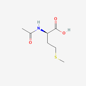 Chemical structure of Ac-D-Met-OH