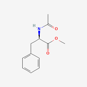 Chemical structure of Ac-D-Phe-OMe