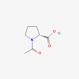 Chemical structure of Ac-D-Pro-OH