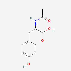 Chemical structure of Ac-D-Tyr-OH