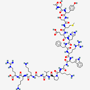 Chemical structure of Acetyl-ACTH (1-17)