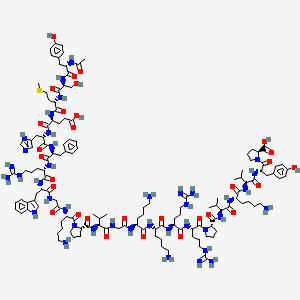 Chemical structure of Acetyl-ACTH (2-24) (human, bovine, rat)