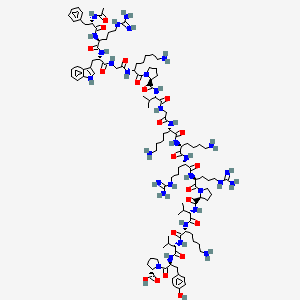 Chemical structure of Acetyl-ACTH (7-24) (human, bovine, rat)