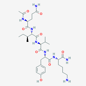 Chemical structure of Acetyl-PHF5 amide