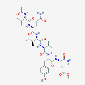 Chemical structure of Acetyl-PHF6KE amide