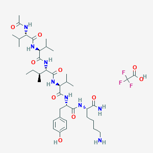 Chemical structure of Acetyl-PHF6QV amide
